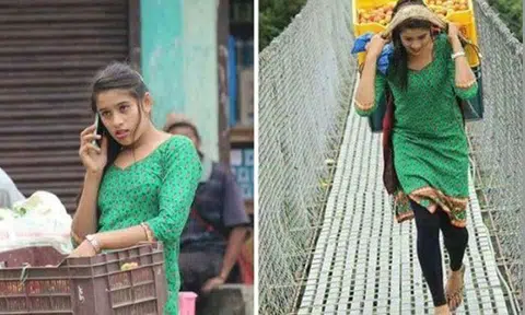 Gorgeous 18-year-old Nepali vegetable seller captures hearts of netizens