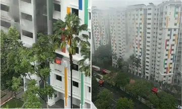 six taken to hospital after sengkang fire