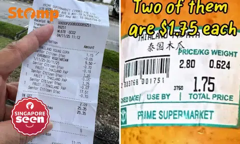 Shopper charged $17.51 instead of $1.75 for papaya at Woodlands supermarket, Prime apologises