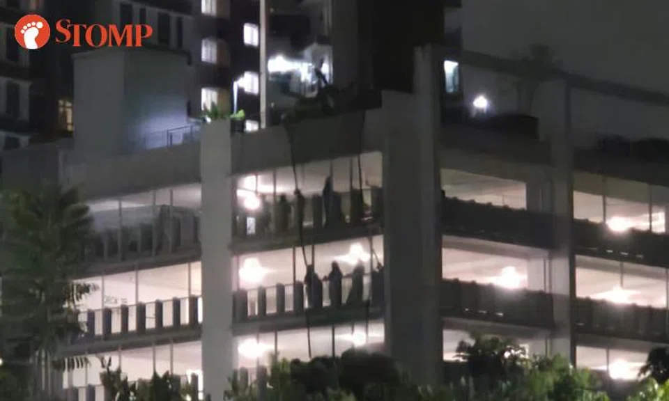 A teenage girl was apprehended by the police at a Punggol carpark building on June 10. 