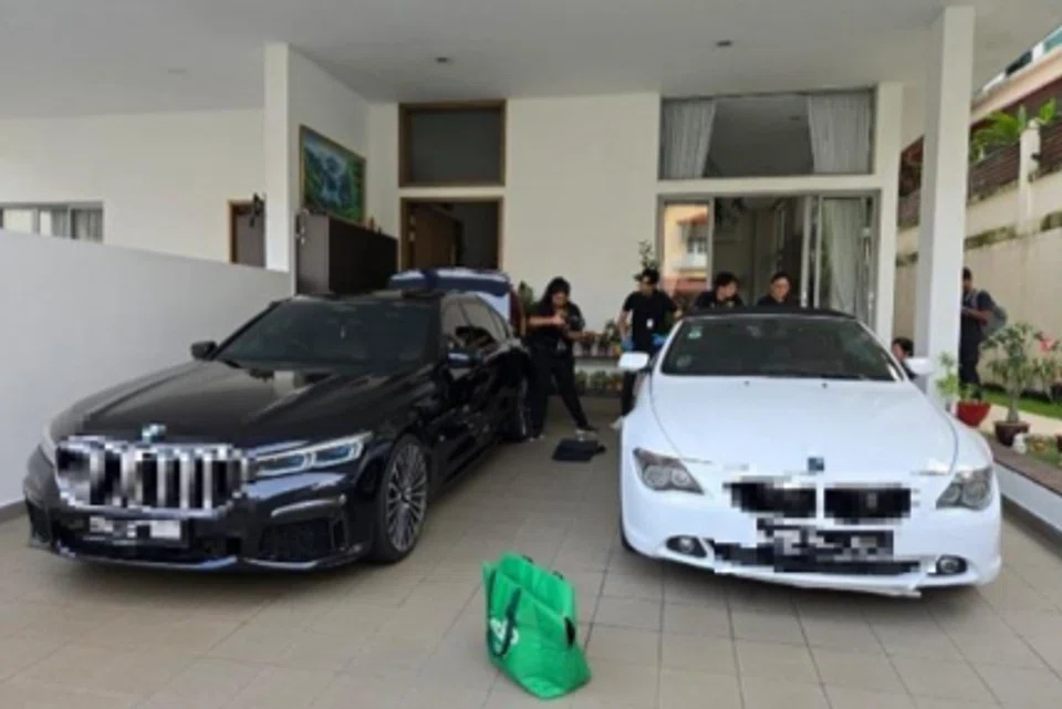More than $610,00 worth of assets were seized during the raids.
