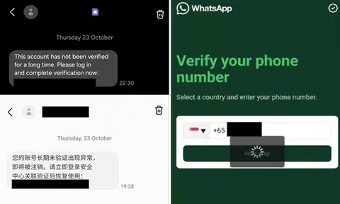 whatsapp scam phishing
