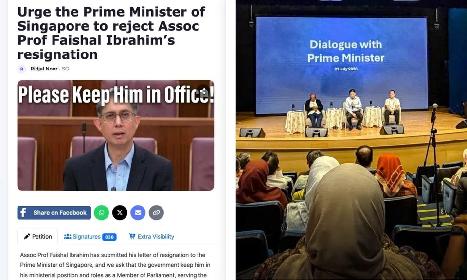 Faishal Ibrahim resignation, petition, political office,