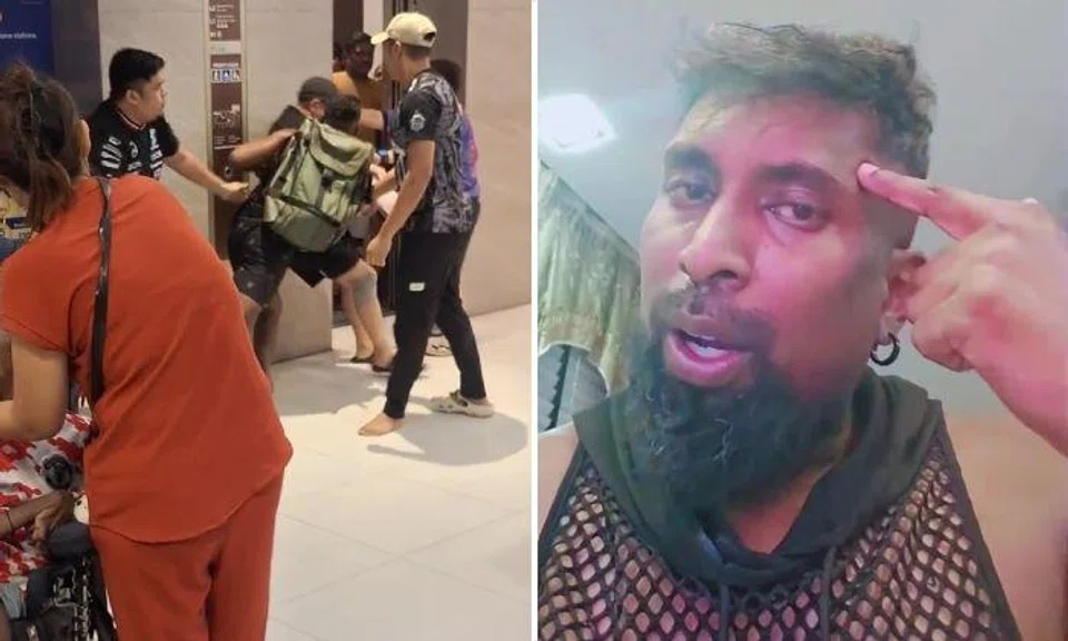 Man with brother in wheelchair gets into altercation in VivoCity lift lobby, slams 'edited' video of incident