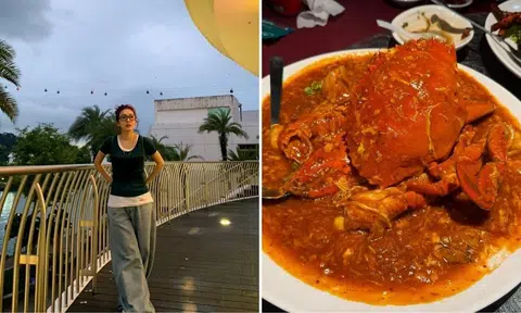 Sandara Park of popular K-pop group 2NE1 took to Instagram to share pictures of herself in Singapore. 