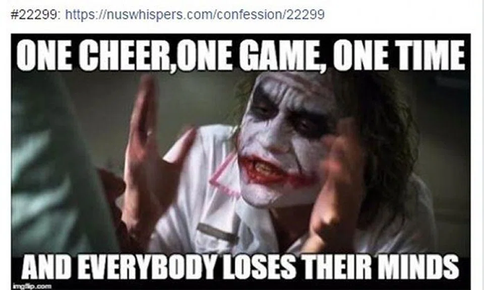 NUS students defend highly-sexual games at orientation camps -- while some share their own bad experiences