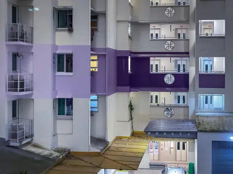 Residents were upset as they said their views were not sought over the makeover, which some said looked gaudy.