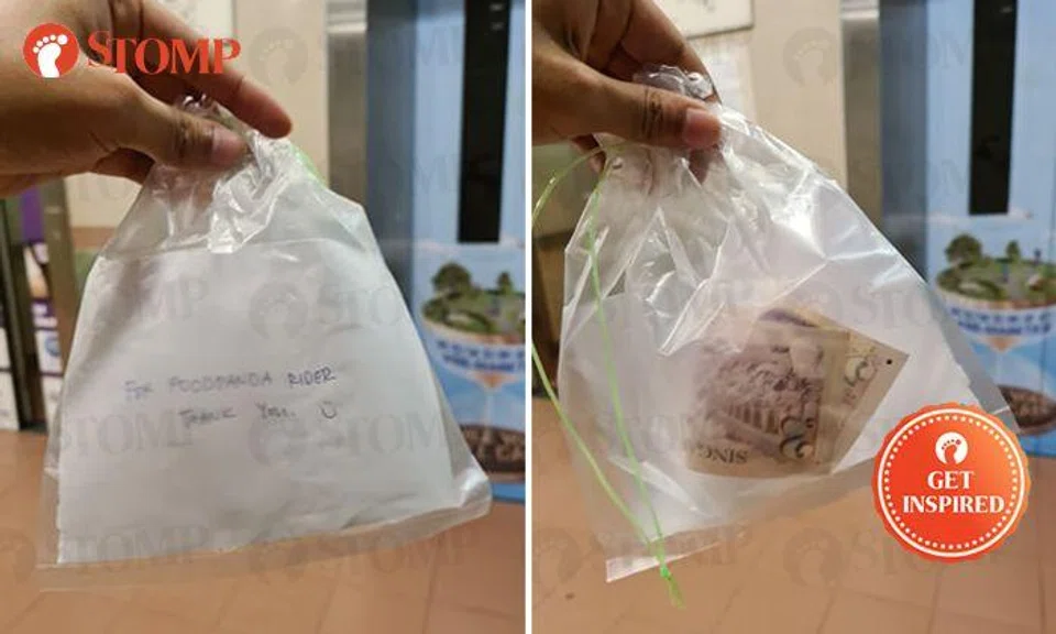 Generous customer makes Foodpanda rider's night despite contactless delivery