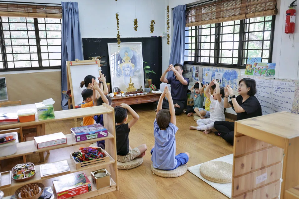 Instead of using relief staff from the ECDA initiative, Blue Lion Preschool relies on former colleagues and staff recommendations to cover teacher absences.