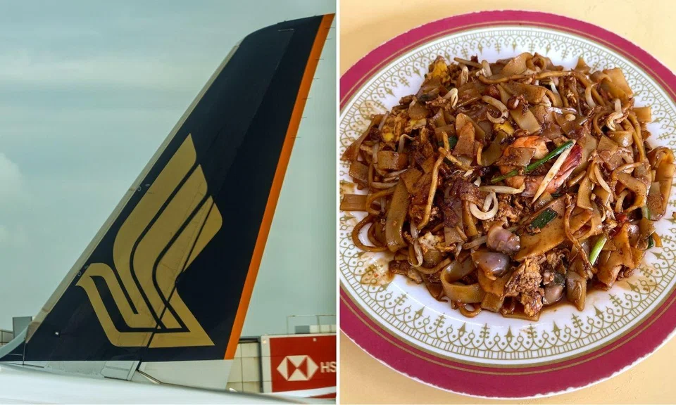 tycoon brings char kway teow onboard SIA plane 