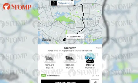 Man shocked by Uber fares as high as $93 while helping wife to book ride during peak hours