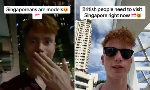 'Mindblown' British tourist says people must visit S'pore and 'everyone looks like a model here'