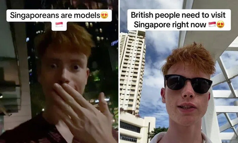 'Mindblown' British tourist says people must visit S'pore and 'everyone looks like a model here'