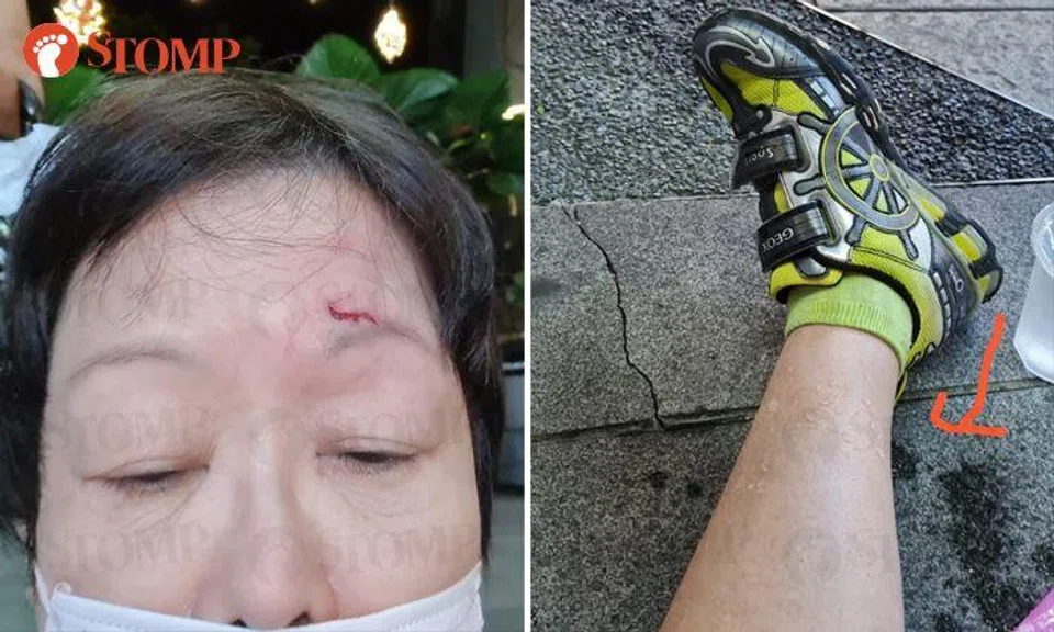 78-year-old woman 'falls flat on face' after tripping on broken pavement slab at Orchard Road