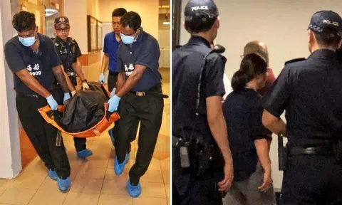 Myanmar national Zin Mar Nwe stabbed her employer’s mother-in-law 26 times in 2018, after the 70-year-old woman threatened to send her back. Photos: Shin Min Daily News