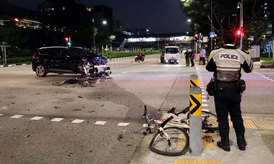 4 taken to hospital after accident involving pedestrian, cyclist and 2 ...
