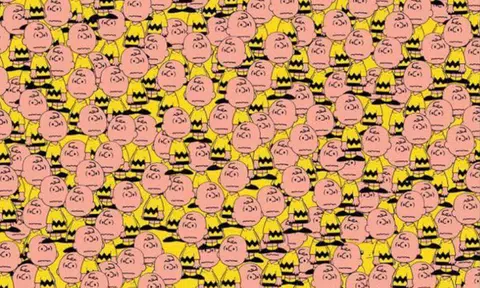 Pik-a-boo: Find the Pikachu in a sea of Charlie Browns