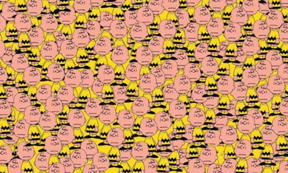 Pik-a-boo: Find the Pikachu in a sea of Charlie Browns