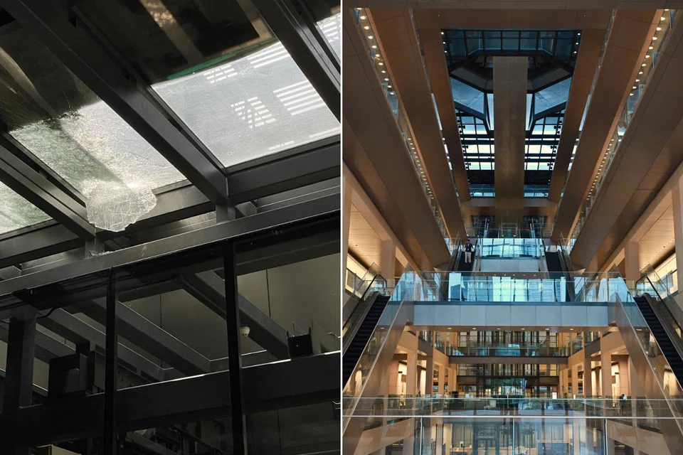 The woman trapped in the lift did not sustain any injuries