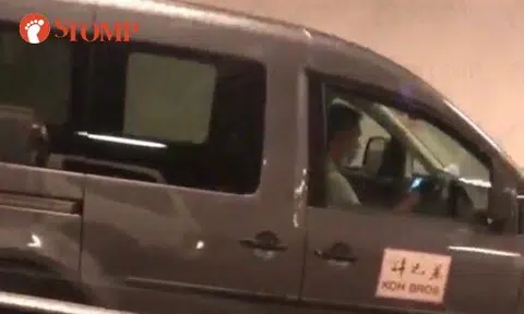 Yet another driver caught using phone in MCE tunnel