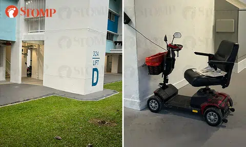 Man spotted charging PMA at Hougang void deck, town council says he's receiving help