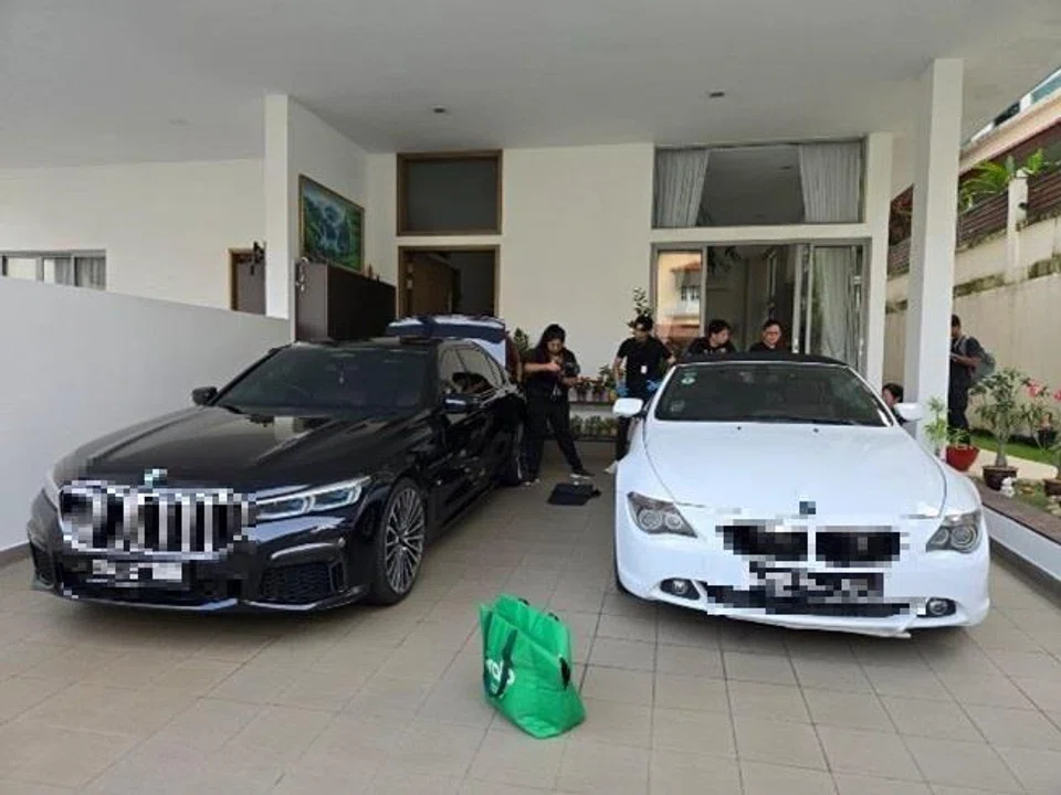 luxury cars seized in vice raids