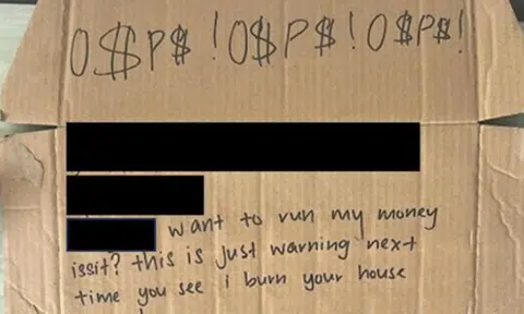 Woman nabbed for loanshark harassment after debtor's note at Bedok unit says: 'You see I burn your house or not'