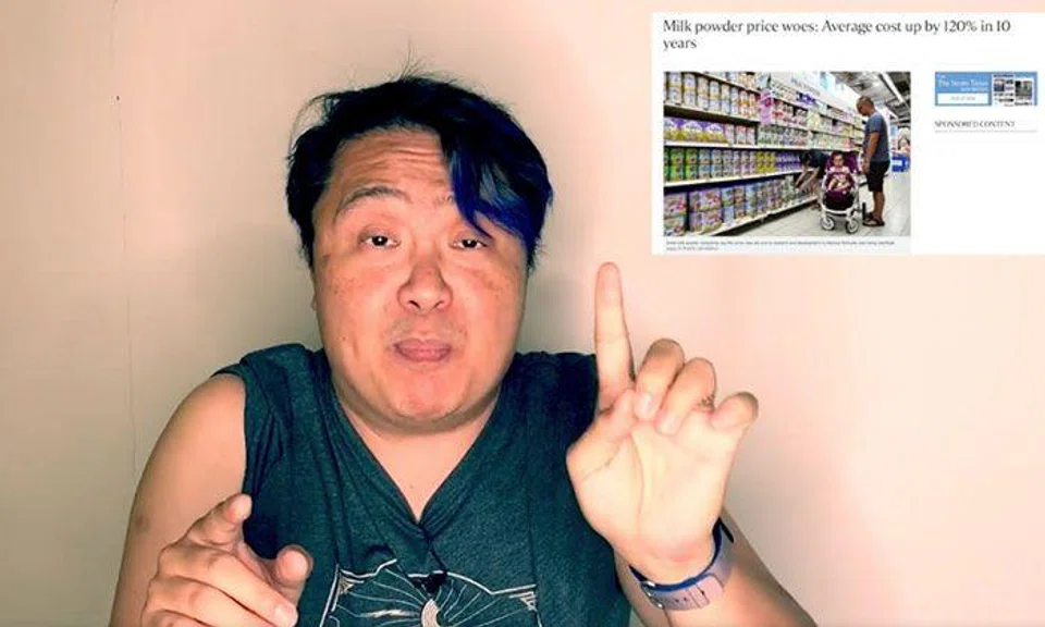 'Half the cows in the world died?' Mr Brown's hilarious video on expensive baby milk a hit with netizens