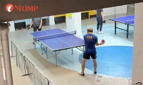 Hougang resident driven batty by noisy ping pong games on 2 tables hogging void deck