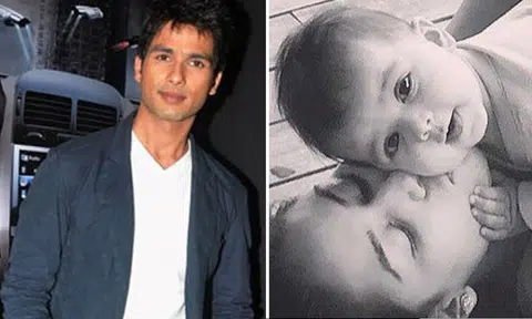 Shahid Kapoor finally reveals what his daughter looks like