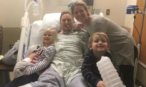 Man's rare throat infection leads to amputations of hands and feet