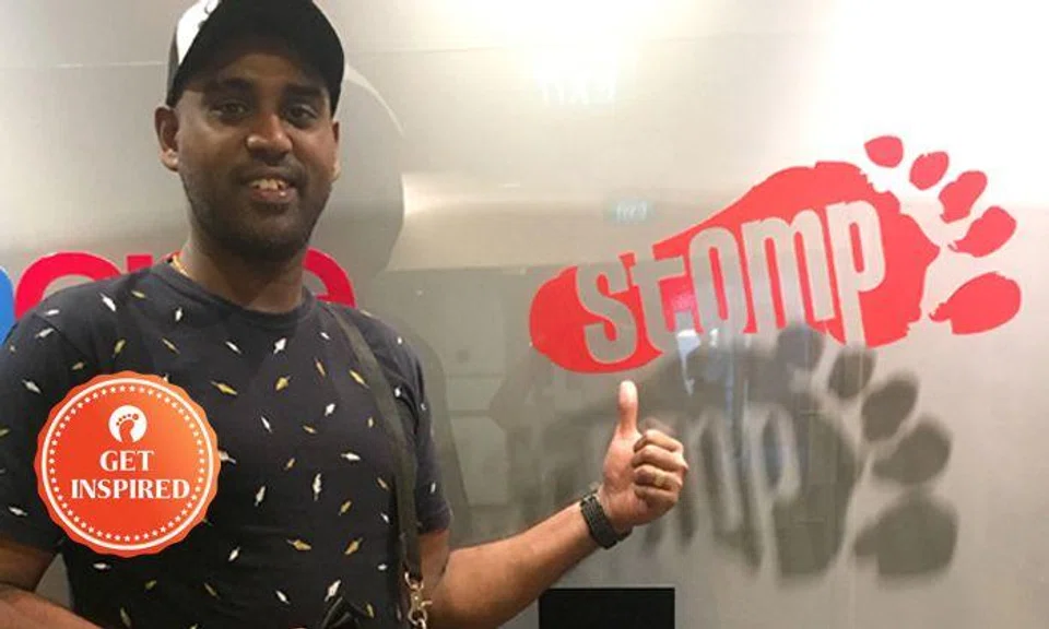 Mr Max Faz, a 37-year-old club singer received a Stomp Goody Bag for helping a man who was sleeping in the middle of the road along Jalan Besar on May 20.