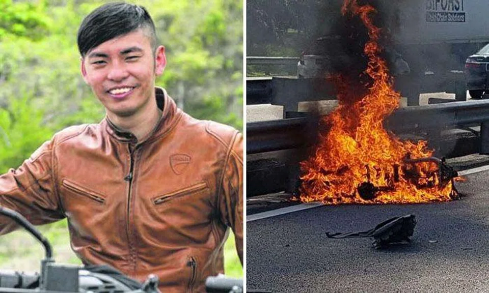 S'porean biker dies after crashing into road divider in Malaysia ...