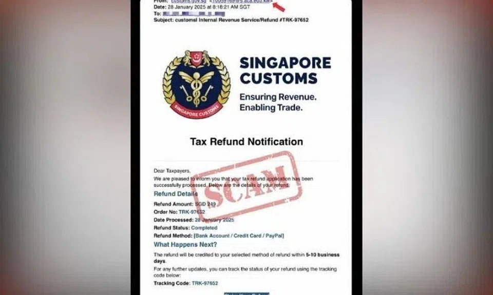 Customs would not send hyperlinks for cash transactions and such e-mails are not from them, said the agency.