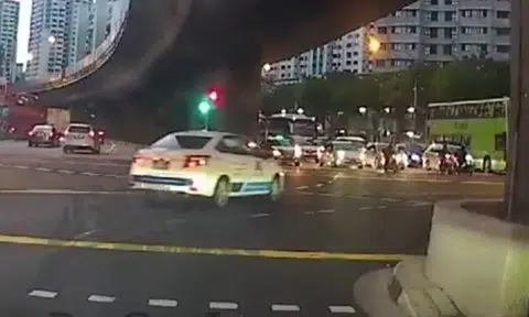 Aetos car fails to stop for red right-turn arrow: Aetos investigating, matter referred to police