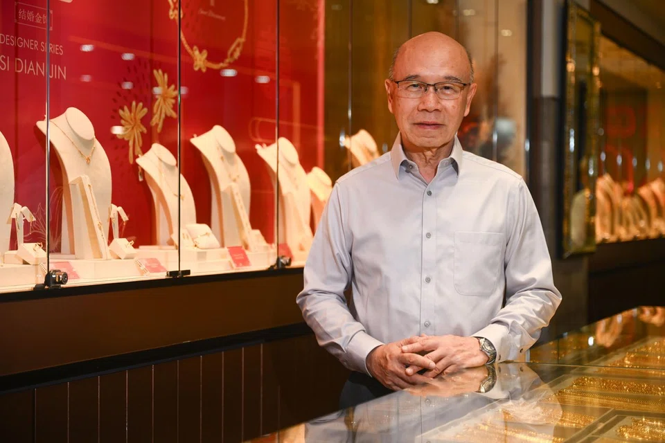 Singapore Jewellers Association president Ho Nai Chuen, who is also On Cheong's managing director,  in the 89-year-old brand's shop at South Bridge Road.