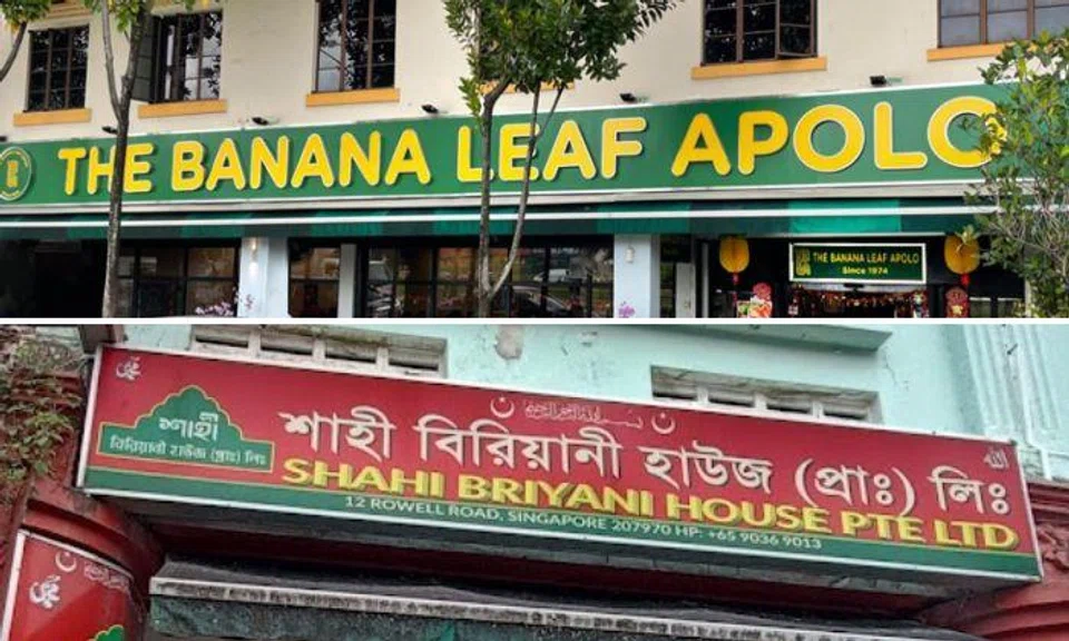 2 Little India restaurants suspended 2 weeks, fined for failing to keep premises clean and other offences