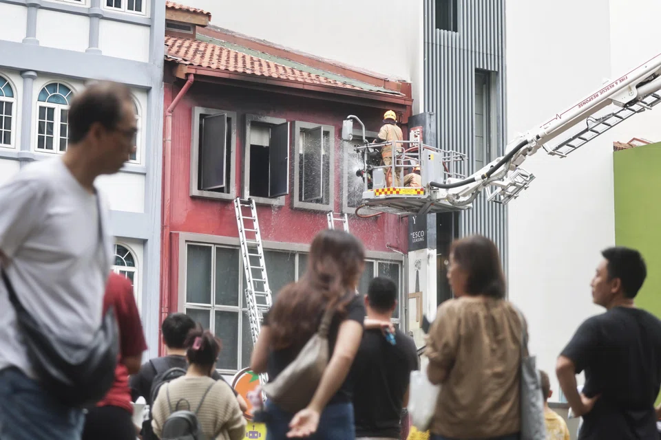 The fire broke out at a shophouse on April 11 at River Valley Road where education and enrichment classes for children are conducted.