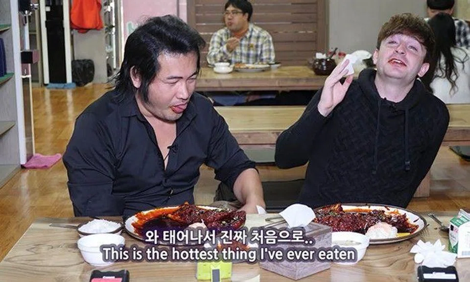 British guys claims this Korean dish is the spiciest thing he has ever eaten