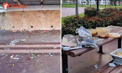 Town council 'regrets' unsightly mess at Hougang park after Deepavali, to put up educational posters
