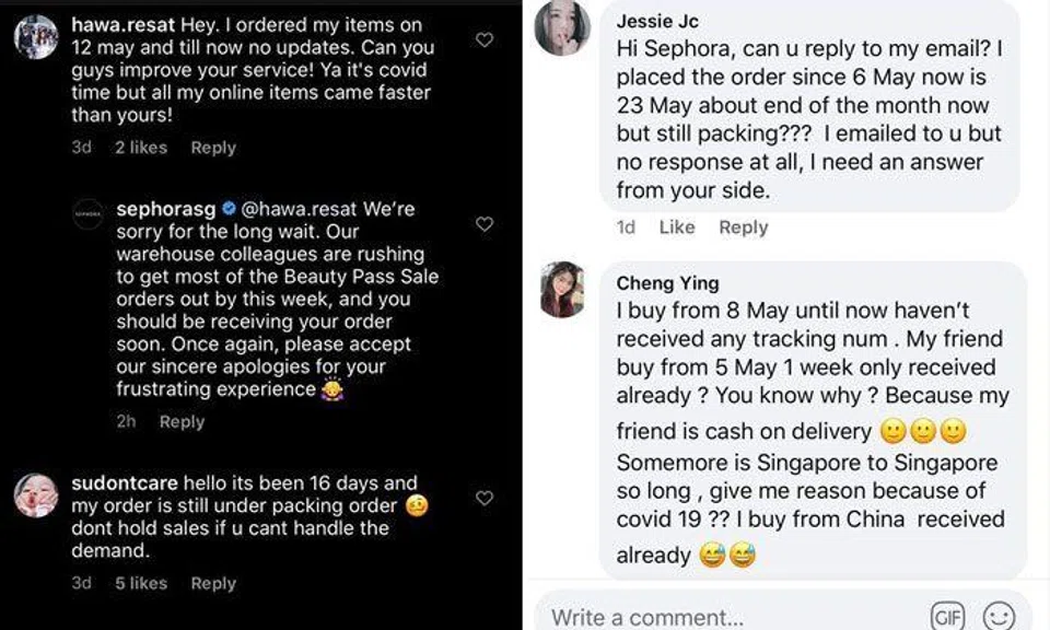 Sephora responds after frustrated shoppers left waiting weeks for their orders to arrive