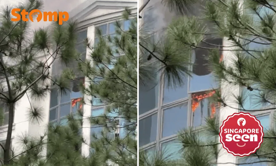 Fire breaks out in Aston Mansions unit