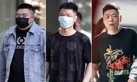 (From left) Wu Pengfei, Su Zhentan and Su Wenhui were jailed on May 26.