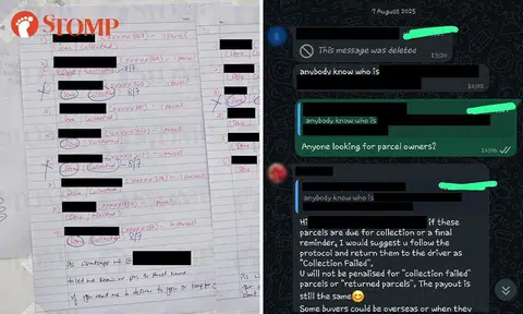 Woodlands Shopee collection point posts notices with buyers' details, operations 'paused'