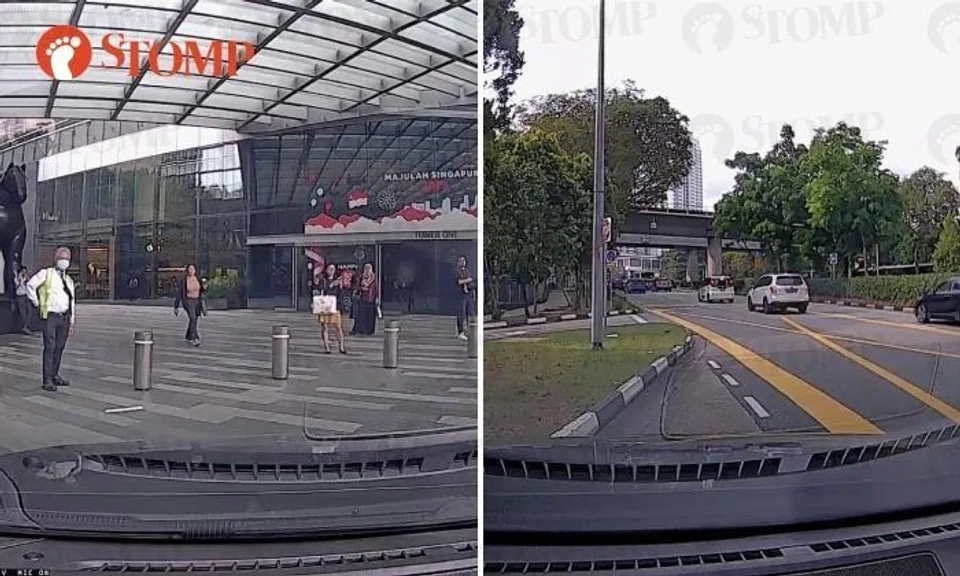 Tada passenger picked up at The Metropolis, dopped off at Buona Vista bus stop