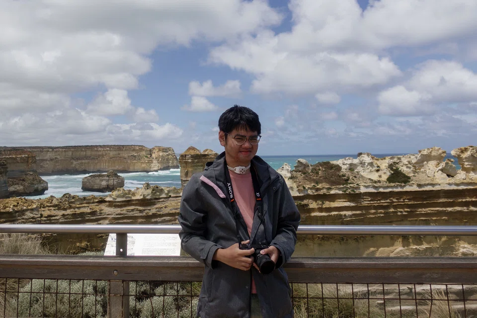 Mr Samuel Lim and his family celebrated his master's degree graduation with a road trip in Melbourne in December 2024.