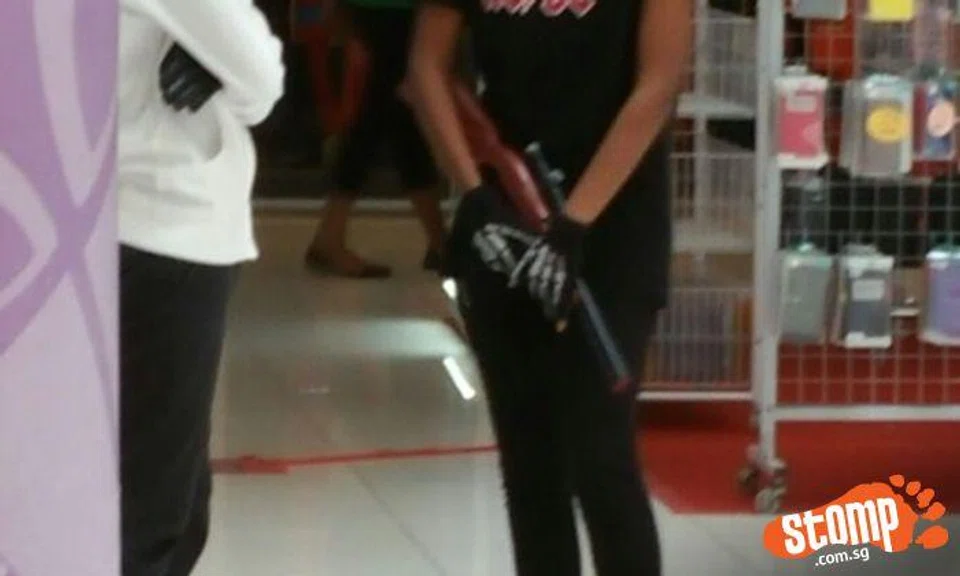 Are realistic toy guns allowed in public? Stomper spots this Halloween costume at The Verge