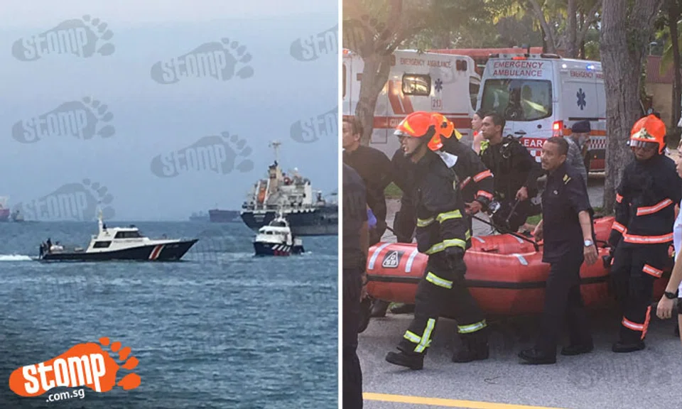 Police Rescues Teenager Drama at East Coast Park as Police Coast Guard rescue teenager and ...