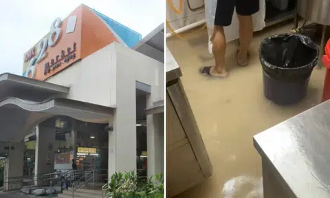 'Unbearable': AMK market stallholders work in ankle-deep sewage water due to choked drainage