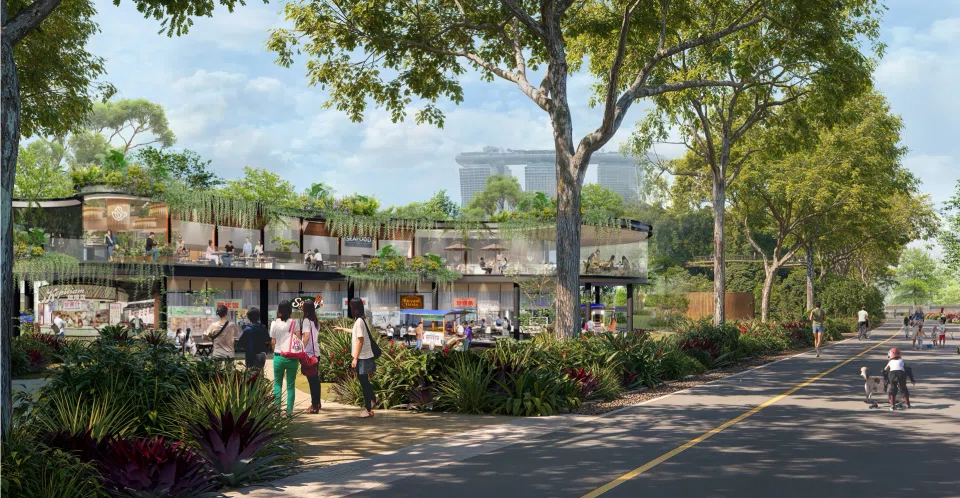 An artist's impression of the upcoming two-storey dining facility that will replace Satay by the Bay. PHOTO: GARDENS BY THE BAY